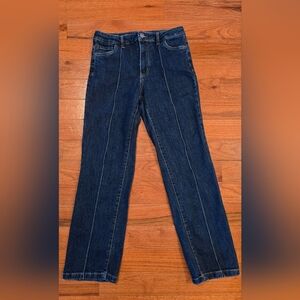 OAT New York Dark Blue Front Seam Jeans